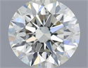 Natural Diamond 0.57 Carats, Round with Excellent Cut, K Color, VS1 Clarity and Certified by IGI