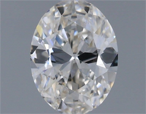 Picture of Natural Diamond 0.42 Carats, Oval with  Cut, G Color, VVS2 Clarity and Certified by IGI