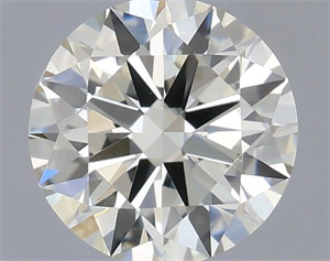 Picture of Natural Diamond 0.40 Carats, Round with Excellent Cut, J Color, VS1 Clarity and Certified by IGI