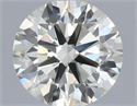Natural Diamond 0.46 Carats, Round with Excellent Cut, J Color, VS1 Clarity and Certified by IGI