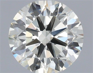 Picture of Natural Diamond 0.46 Carats, Round with Excellent Cut, J Color, VS1 Clarity and Certified by IGI