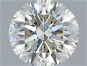Natural Diamond 0.40 Carats, Round with Excellent Cut, H Color, SI1 Clarity and Certified by IGI