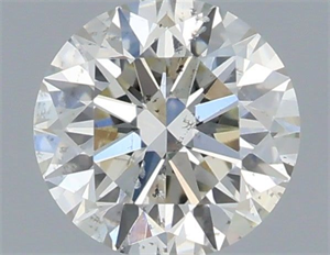 Picture of Natural Diamond 0.40 Carats, Round with Excellent Cut, H Color, SI1 Clarity and Certified by IGI