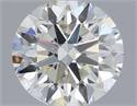 Natural Diamond 0.40 Carats, Round with Excellent Cut, H Color, VS2 Clarity and Certified by IGI