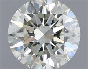 Foto Diamante Natural 0.40 quilates, Redondo , Color K, claridad SI1 y certificado IGI de