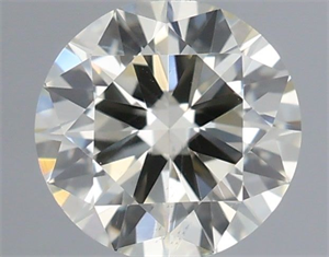 Picture of Natural Diamond 0.40 Carats, Round with Excellent Cut, L Color, SI1 Clarity and Certified by IGI