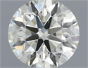 Natural Diamond 0.40 Carats, Round with Excellent Cut, K Color, SI1 Clarity and Certified by IGI
