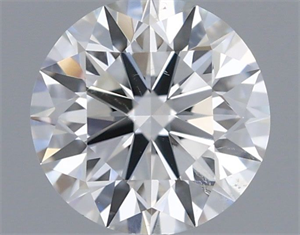 Foto Diamante Natural 0.60 quilates, Redondo , Color F, claridad SI1 y certificado IGI de