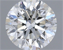 Diamante Natural 0.63 quilates, Redondo , Color F, claridad VVS2 y certificado IGI