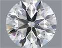 Natural Diamond 0.48 Carats, Round with Very Good Cut, G Color, VVS1 Clarity and Certified by IGI