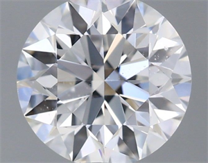 Picture of Natural Diamond 0.50 Carats, Round with Excellent Cut, E Color, SI1 Clarity and Certified by IGI