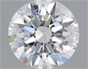 Natural Diamond 0.50 Carats, Round with Excellent Cut, E Color, SI1 Clarity and Certified by IGI