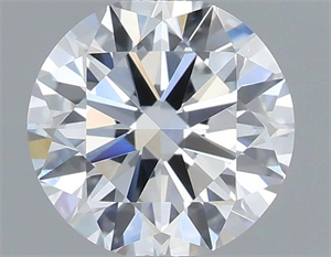 Picture of Natural Diamond 0.50 Carats, Round with Excellent Cut, E Color, SI1 Clarity and Certified by IGI