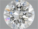 Natural Diamond 0.40 Carats, Round with Very Good Cut, H Color, I1 Clarity and Certified by IGI