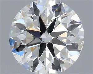 Picture of Natural Diamond 0.40 Carats, Round with Very Good Cut, H Color, SI1 Clarity and Certified by IGI