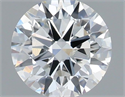 Natural Diamond 0.50 Carats, Round with Very Good Cut, D Color, SI1 Clarity and Certified by IGI