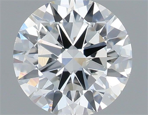Picture of Natural Diamond 0.50 Carats, Round with Very Good Cut, D Color, SI1 Clarity and Certified by IGI