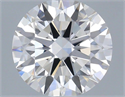 Diamante Natural 0.54 quilates, Redondo , Color F, claridad VVS2 y certificado IGI