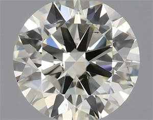 Picture of Natural Diamond 0.40 Carats, Round with Excellent Cut, K Color, SI1 Clarity and Certified by IGI