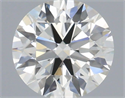 Natural Diamond 0.47 Carats, Round with Excellent Cut, I Color, VS1 Clarity and Certified by IGI