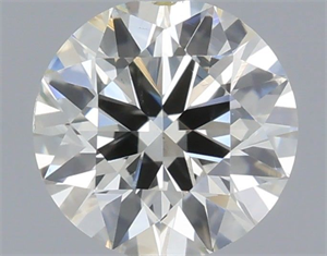 Picture of Natural Diamond 0.40 Carats, Round with Excellent Cut, I Color, SI1 Clarity and Certified by IGI