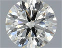 Natural Diamond 0.40 Carats, Round with Excellent Cut, I Color, VS1 Clarity and Certified by IGI