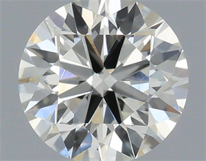 Picture of Natural Diamond 0.40 Carats, Round with Excellent Cut, I Color, VS1 Clarity and Certified by IGI