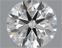 Natural Diamond 0.40 Carats, Round with Excellent Cut, I Color, SI1 Clarity and Certified by IGI