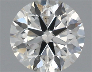Picture of Natural Diamond 0.40 Carats, Round with Excellent Cut, I Color, SI1 Clarity and Certified by IGI
