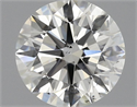 Diamante Natural 1.10 quilates, Redondo , Color J, claridad SI1 y certificado GIA