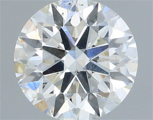 Picture of Natural Diamond 0.48 Carats, Round with Excellent Cut, E Color, SI1 Clarity and Certified by IGI