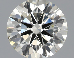 Picture of Natural Diamond 0.76 Carats, Round with Excellent Cut, K Color, VS1 Clarity and Certified by IGI