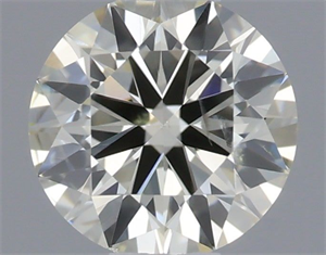 Picture of Natural Diamond 0.40 Carats, Round with Very Good Cut, K Color, VS2 Clarity and Certified by IGI