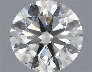 Picture of Natural Diamond 0.40 Carats, Round with Very Good Cut, K Color, SI1 Clarity and Certified by IGI