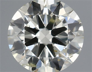 Picture of Natural Diamond 0.40 Carats, Round with Excellent Cut, J Color, SI2 Clarity and Certified by IGI