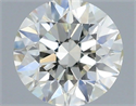 Natural Diamond 0.40 Carats, Round with Very Good Cut, I Color, SI1 Clarity and Certified by IGI