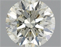 Natural Diamond 0.40 Carats, Round with Excellent Cut, L Color, SI2 Clarity and Certified by IGI