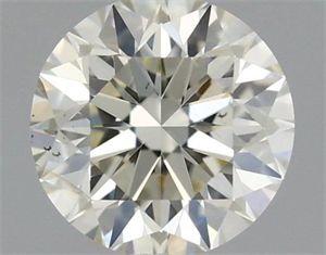 Picture of Natural Diamond 0.40 Carats, Round with Excellent Cut, L Color, SI2 Clarity and Certified by IGI