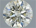 Natural Diamond 0.40 Carats, Round with Excellent Cut, M Color, SI1 Clarity and Certified by IGI