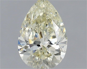 Picture of Natural Diamond 0.65 Carats, Pear with  Cut, L Color, VS2 Clarity and Certified by IGI