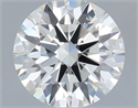 Natural Diamond 0.41 Carats, Round with Excellent Cut, H Color, VVS1 Clarity and Certified by IGI