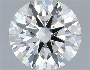 Picture of Natural Diamond 0.41 Carats, Round with Excellent Cut, H Color, VVS1 Clarity and Certified by IGI