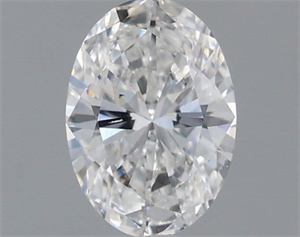 Picture of Natural Diamond 0.50 Carats, Oval with  Cut, E Color, SI1 Clarity and Certified by IGI