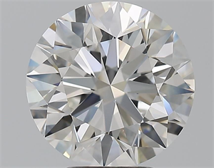 Picture of Natural Diamond 4.01 Carats, Round with Excellent Cut, F Color, VS1 Clarity and Certified by GIA