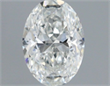Natural Diamond 0.56 Carats, Oval with  Cut, D Color, VS1 Clarity and Certified by IGI