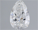 Diamante Natural 0.50 quilates, De pera , Color E, claridad VS2 y certificado IGI