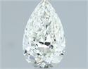 Natural Diamond 0.91 Carats, Pear with  Cut, I Color, VVS1 Clarity and Certified by IGI