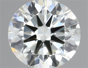 Picture of Natural Diamond 0.41 Carats, Round with Excellent Cut, K Color, IF Clarity and Certified by IGI