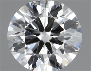 Picture of Natural Diamond 0.40 Carats, Round with Excellent Cut, H Color, SI2 Clarity and Certified by IGI