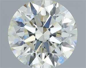 Picture of Natural Diamond 0.46 Carats, Round with Excellent Cut, J Color, SI2 Clarity and Certified by IGI